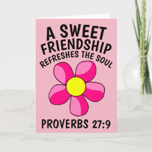 FRIENDSHIP REFRESHES THE SOUL, CHRISTIAN CARDS