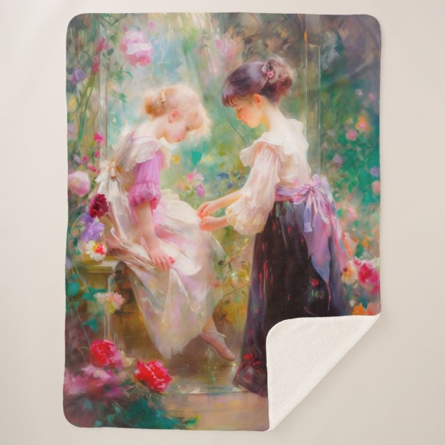 Friendship  sherpa blanket (Front)