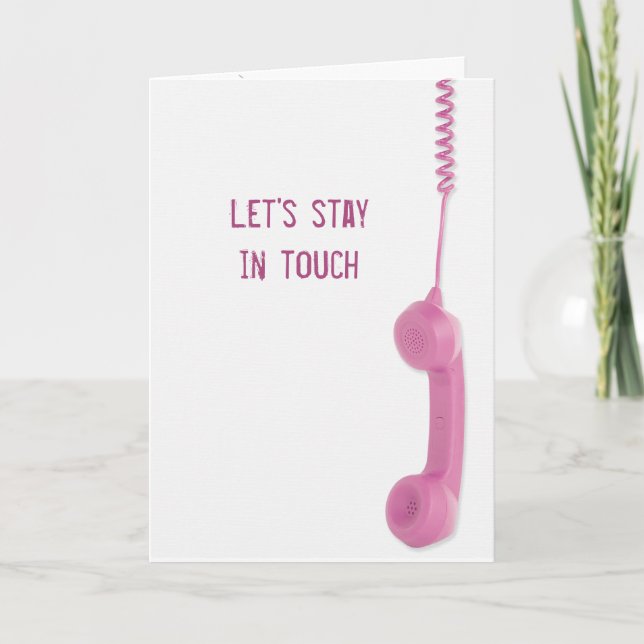 Friendship Stay In Touch Phone Card (Front)