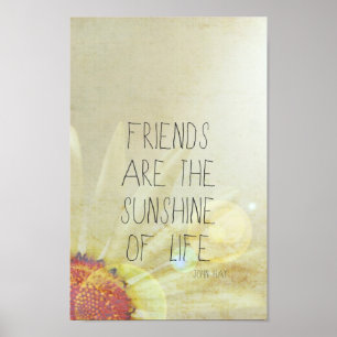 Friendship & Sunshine Poster
