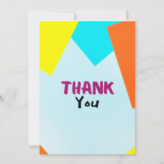 Friendship thank you card