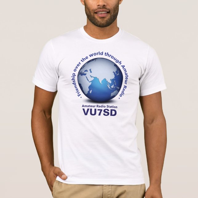 Friendship Through Amateur Radio T-Shirt [ASIA] (Front)