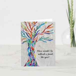 Friendship Tree Of Life Card