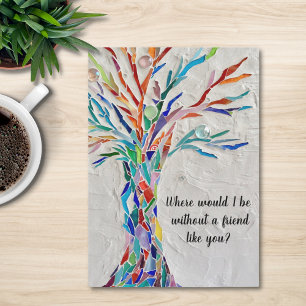 Friendship Tree Of Life Card