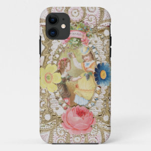 Friendship, Valentine card, c.1870 (colour litho o iPhone 11 Case