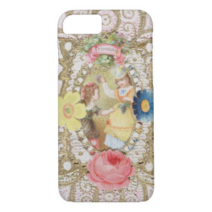 Friendship, Valentine card, c.1870 (colour litho o iPhone 8/7 Case