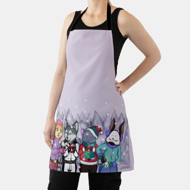 Friendship Warms the Heart Apron (Insitu)
