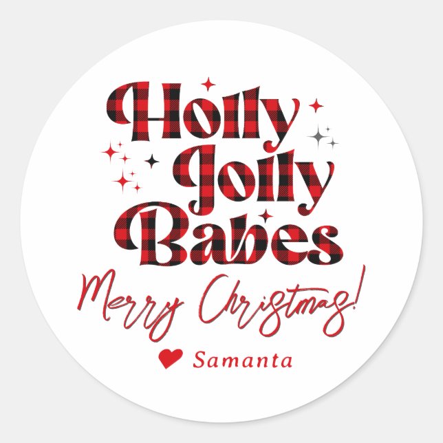 Friendsmas Girls Night Ladies Christmas Slumber Classic Round Sticker (Front)