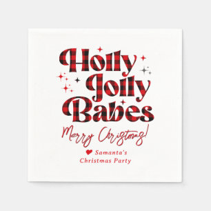 Friendsmas Girls Night Ladies Christmas Slumber Napkin