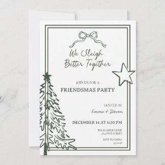 Friendsmas Party Invitation