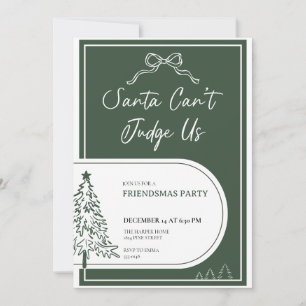 Friendsmas Party Invitation Christmas Party Invite