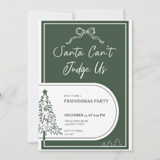 Friendsmas Party Invitation Christmas Party Invite
