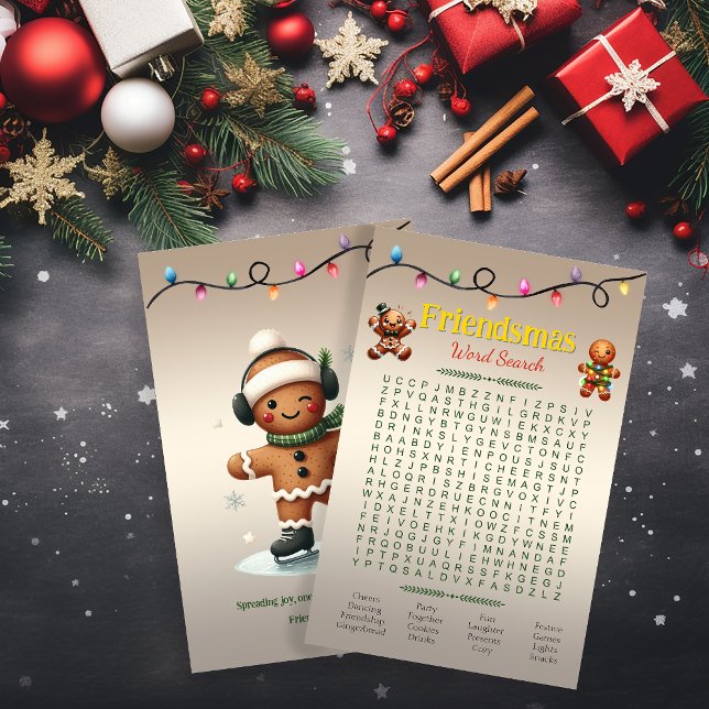 Friendsmas Word Search Puzzle (Creator Uploaded)