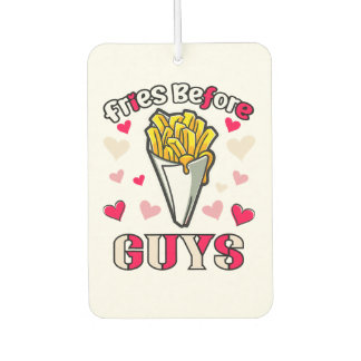 fries bee guys toddler valentines day girl  car air freshener