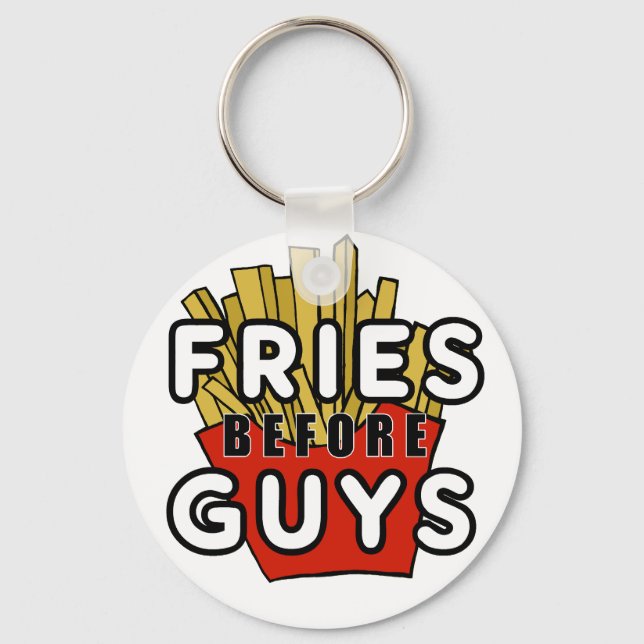 Fries before guys key ring (Front)