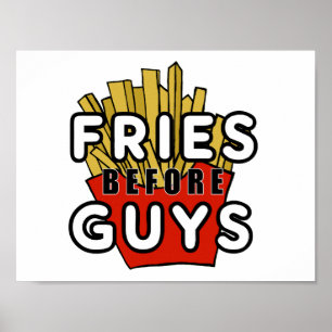 Fries before guys poster