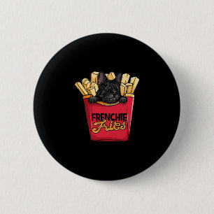 Fries - Bulldog 6 Cm Round Badge