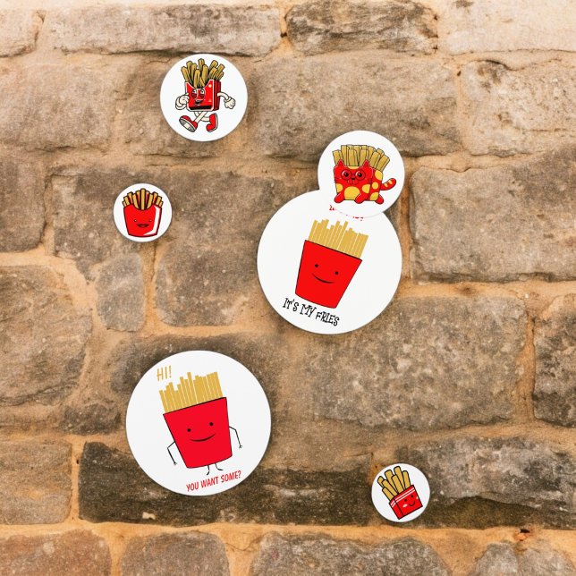 Fries Cartoon Confetti (french fries cartoon party confetti,kids birthday party,baby shower,graduation,night party confetti)