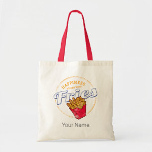 Fries Chips Snack Vintage Potato or French Fries Tote Bag
