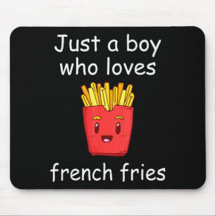 Fries Shirt Funny French Fries Lover Cool French F Mouse Pad