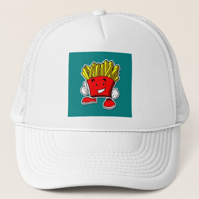 Fries Trucker Hat For Sale. (Front)