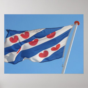 Friese Vlag, Frisian Flag, Fryslan Photo Poster