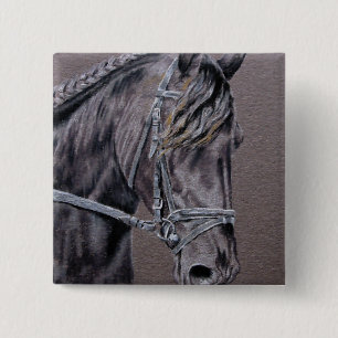 Friesian 15 Cm Square Badge