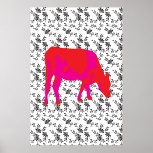 Friesian cow, Friese koe Poster