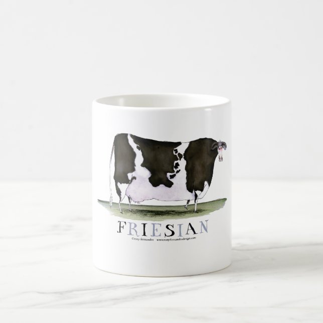 friesian cow, tony fernandes coffee mug (Center)