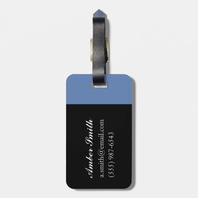 Friesian Cows 2009 Luggage Tag (Back Vertical)