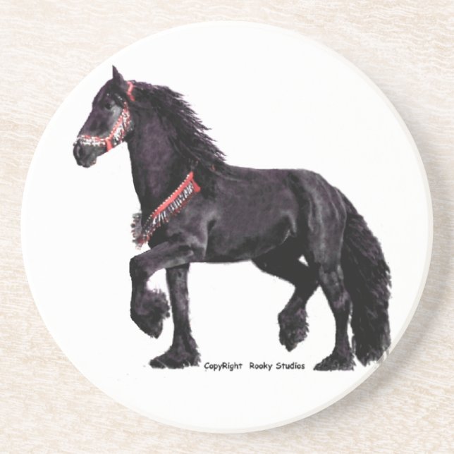 Friesian Dance Coaster (Front)