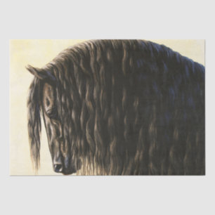Friesian Draught Horse Tissue Paper