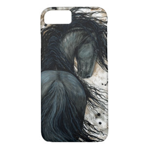 Friesian DreamWalker Horse by Bihrle iPhone 8/7 Case