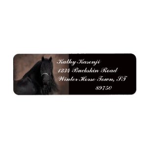 Friesian Flair Return Address Label