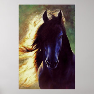 "Friesian Glow" Poster