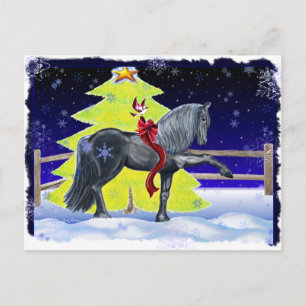 Friesian Holiday Postcard