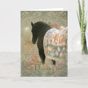 Friesian Horse - Greeting Card