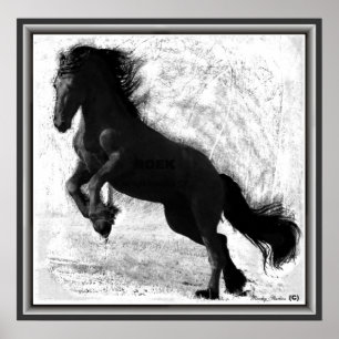 Friesian Power Print