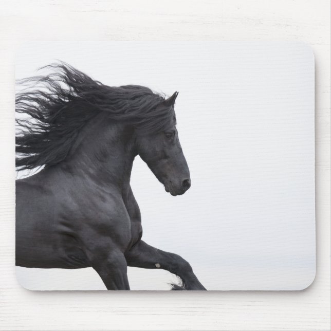 Friesian Runs Mousepad (Front)