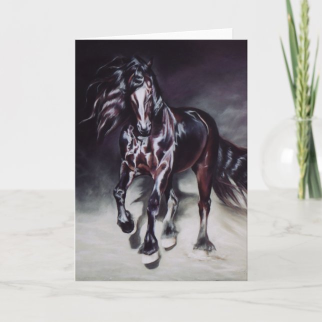 Friesian Stallion - card (Front)