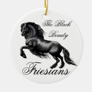Friesians Ceramic Tree Decoration