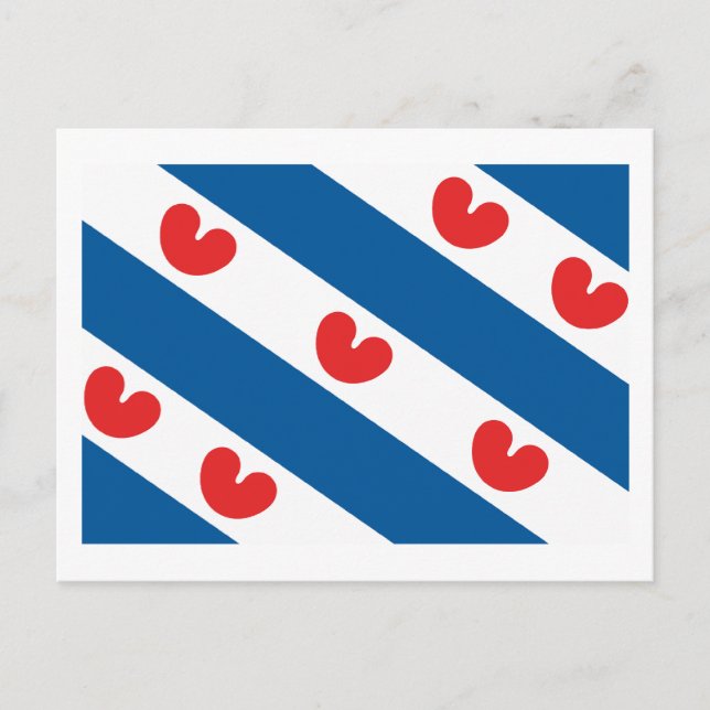 Friesland Flag Postcard (Front)