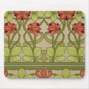 Frieze Border Art Nouveau Wallpaper Mouse Pad