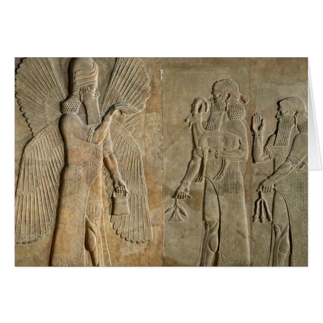 Frieze depicting a winged spirit (Front Horizontal)