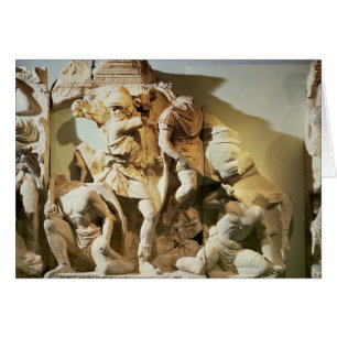 Frieze detail of a battle scene