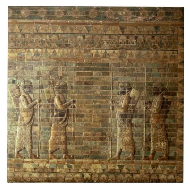 Frieze of archers of the Persian king's guard, fro Tile (Front)