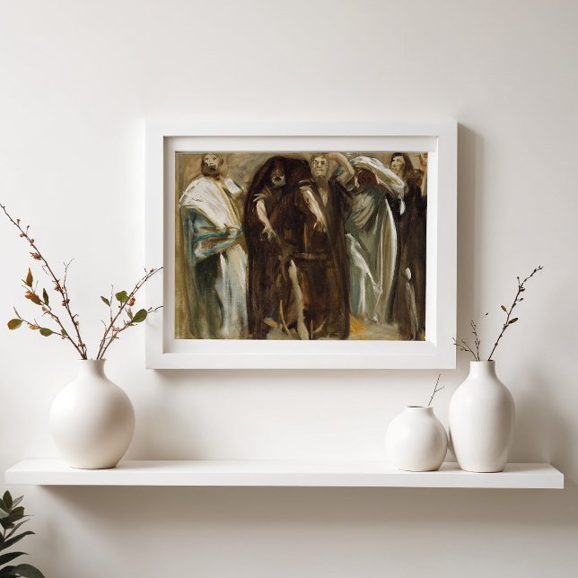 Frieze of the Prophets-study, Sargent  Poster (Creator Uploaded)
