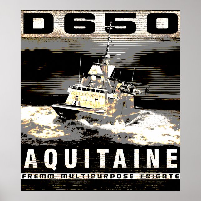 Frigate Aquitaine Poster Poster (Front)