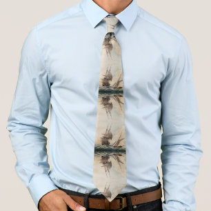 Frigate in a swell 17th century tie