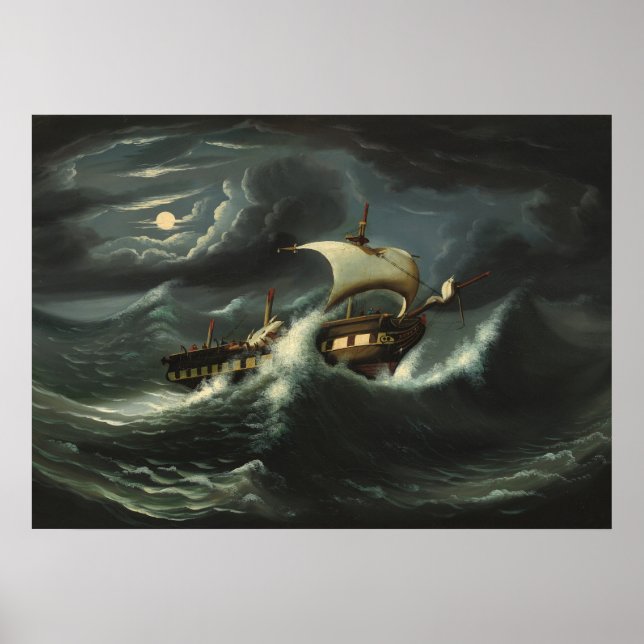 Frigate - Thomas Chambers Fine Art Poster (Front)